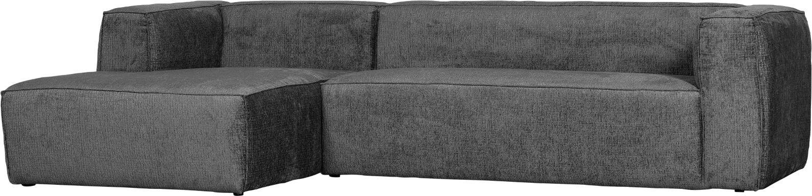 Venstrevendt Hjørnesofa med Chaiselong i Velour - Woood