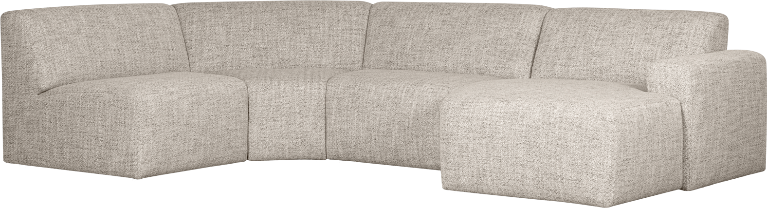 Hjørnesofa Woood Avelon U-formet i Natur - Stil og Komfort
