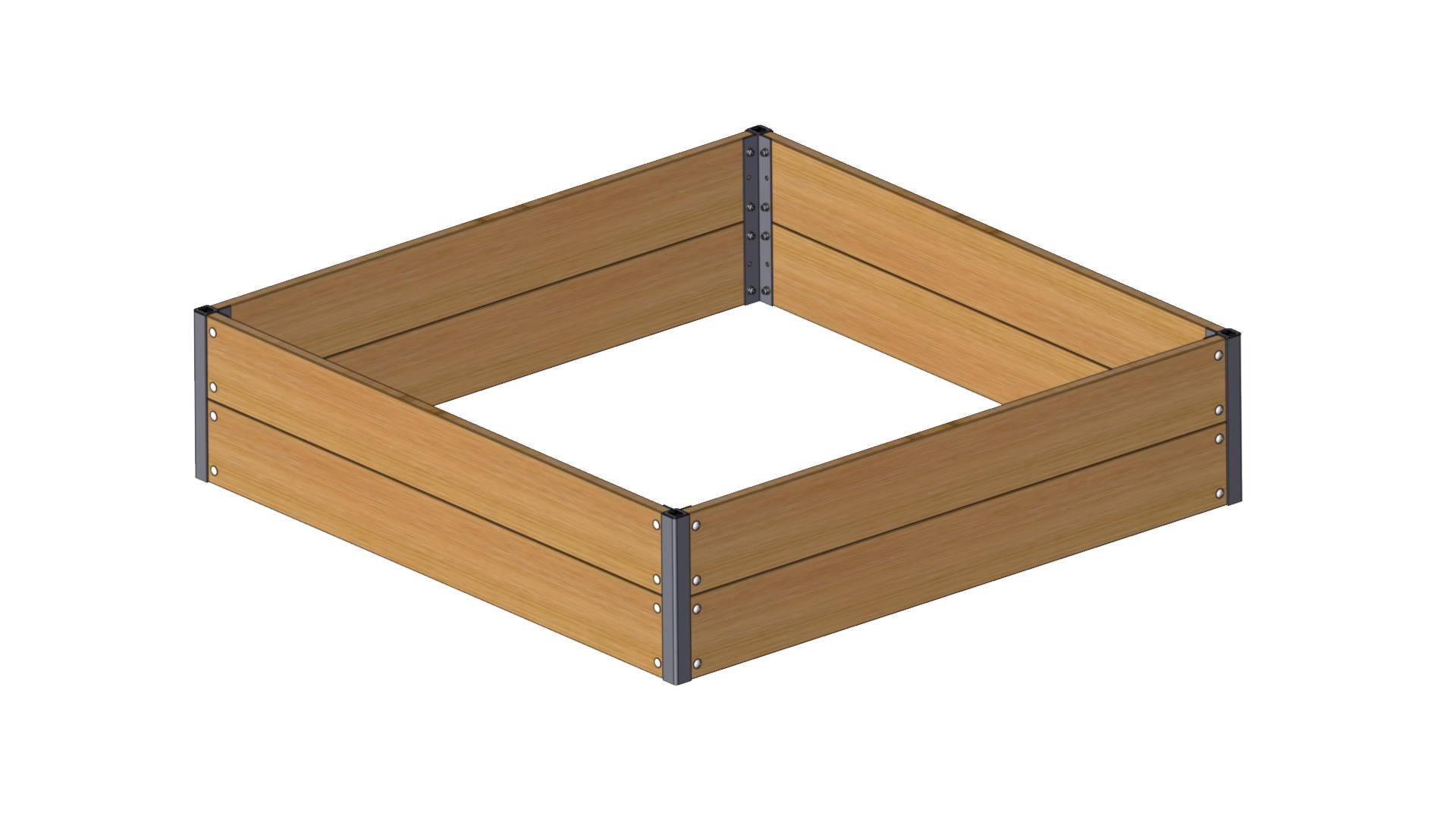 Højbed   Sibirisk Lærk 30x120x120 Cm