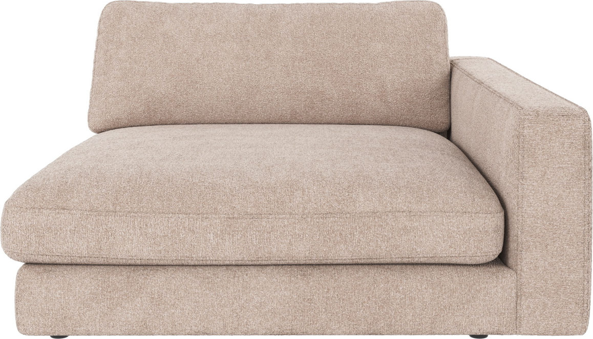 Højre Armlænsmodul Til Modulsofa Rowico Duncan Lysebeige Stof Greg H78ã B129ã D150 Cm