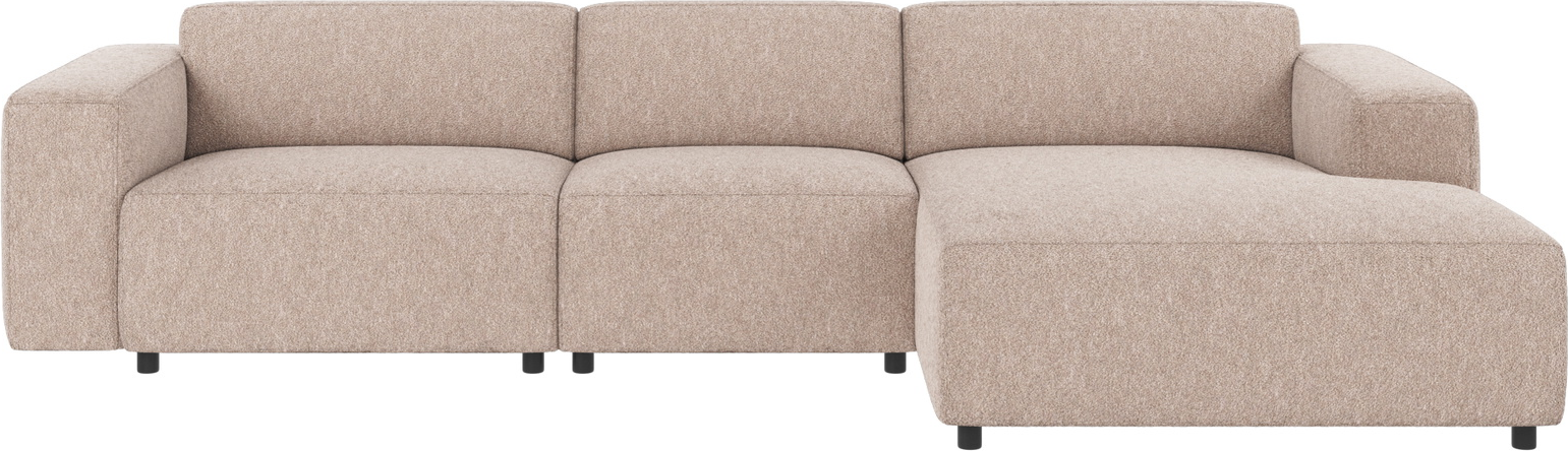 Højrevendt Chaiselongsofa Rowico Willard Modulopbygget Alice-stof Lys Beige