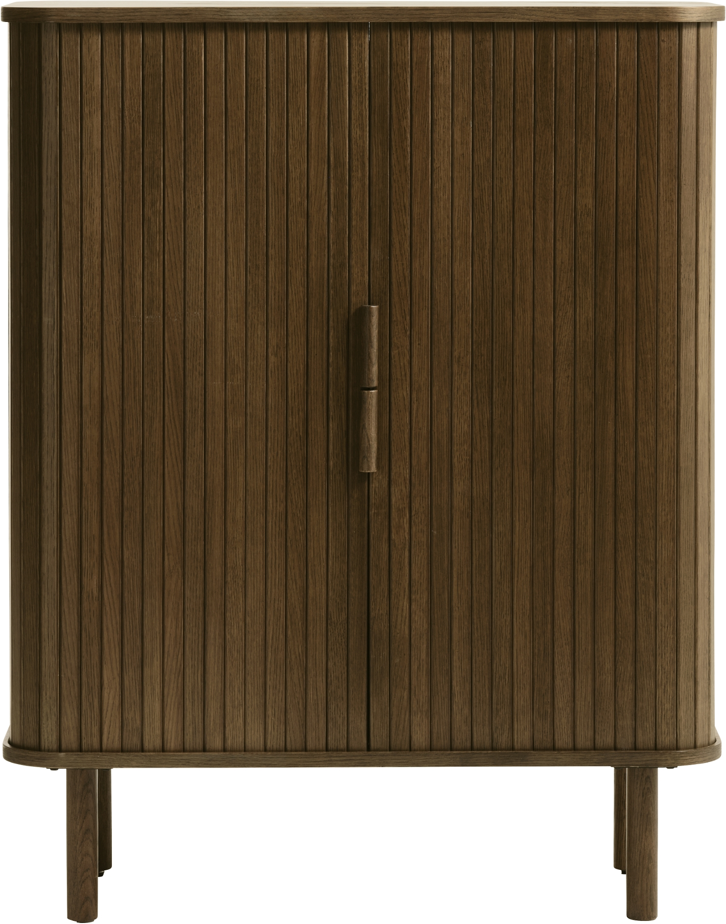 Højskab Nordique Design Cavo   Røget Egetræ H113   B90   D40 Cm