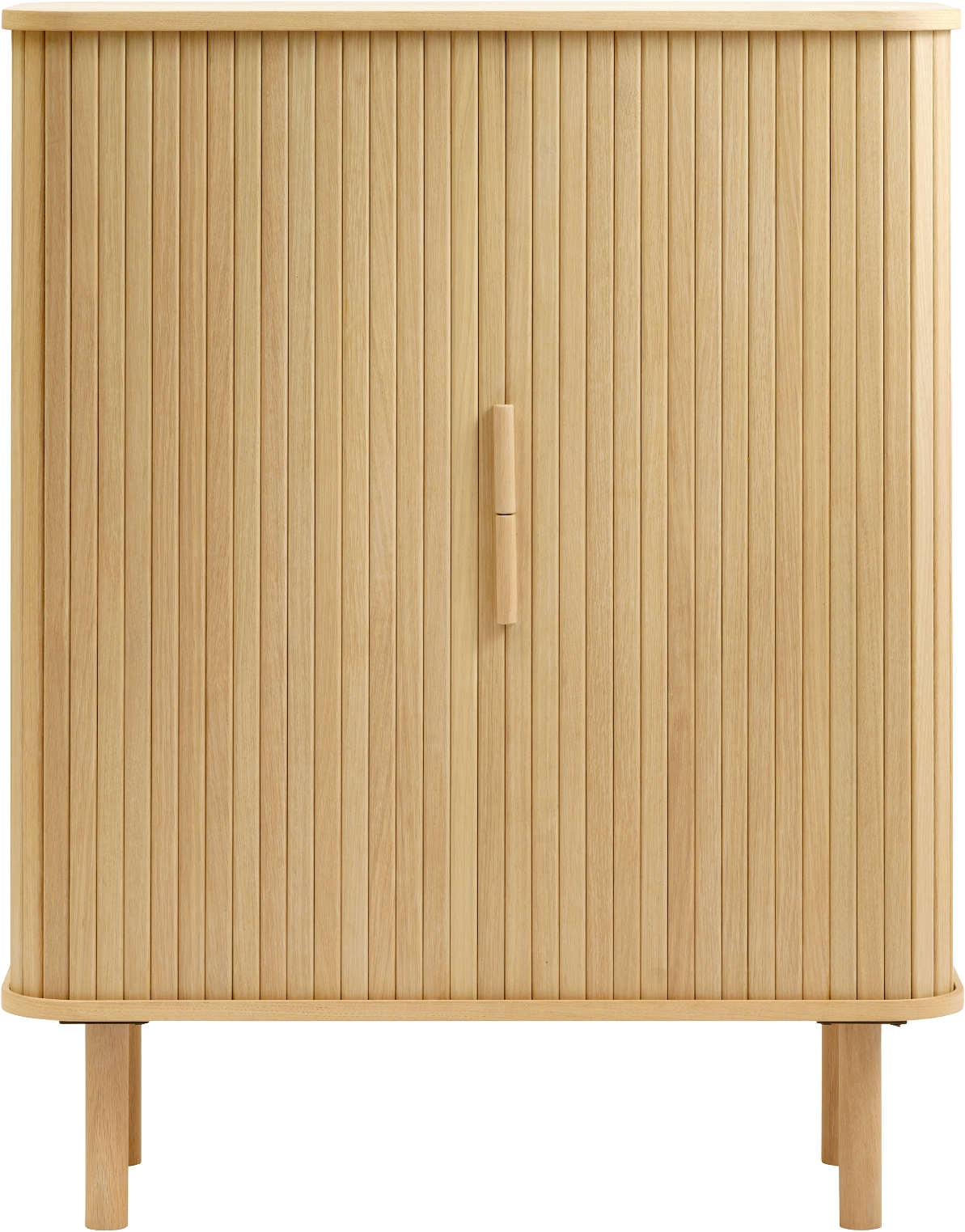 Højskab Nordique Design Cavo Natur Egetræ Med Justerbare Hylder H113xb90xd40 Cm