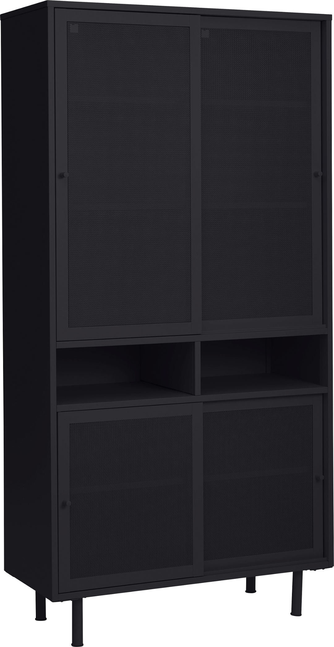 Højskab Nordique Design Veep Metal Olivengrøn H180xb90xd40 Cm