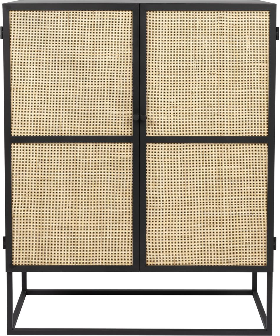 Højskab Studio White Guuji Opbevaringsskab Antracit 100x38x80 Cm Mdf Jernstel
