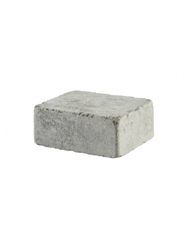 Holmegaardsten 14x10 5x5 Cm Halve Gråmix