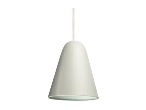Hvid Metal Pendel  Inkl  Gx53 Grolys Pære