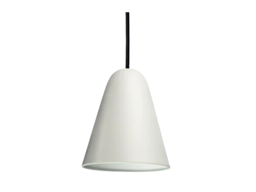 Hvid Metal Pendel  Inkl  Gx53 Grolys Pære