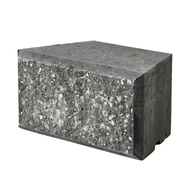 IBF Easyblokke Afdækning - Sort Antracit 15x18x29,5 cm