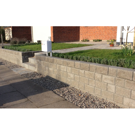 Ibf Easyblokke Bx18x15 Cm Hjørne 90â  Grå Type1