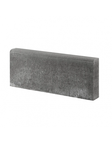 Ibf Havekantsten 6x20x50 Cm Rund Overkant Grå