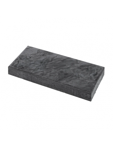 Ibf Skiferpræg 30x60x6 Cm Sort Antracit
