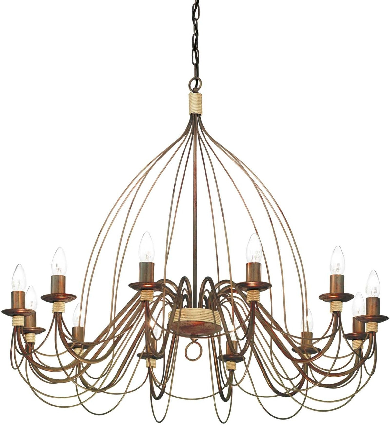Corte Pendellampe i Rustik Metal - Ø95 cm til Dit Hjem