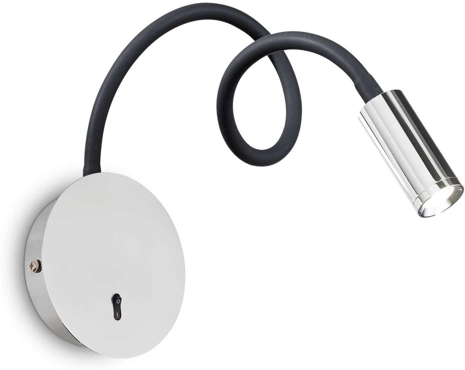 Elegant Krom Væglampe med Justerbar Arm – Moderne Belysning