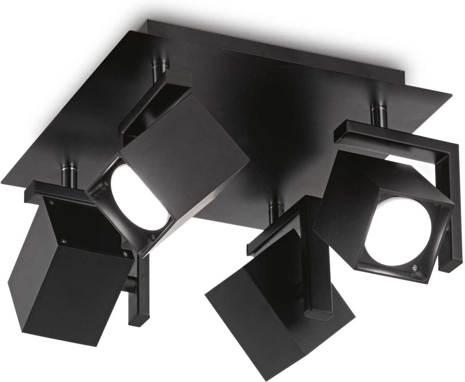 Justerbar Sort Metal Loftslampe fra Ideal Lux Mouse