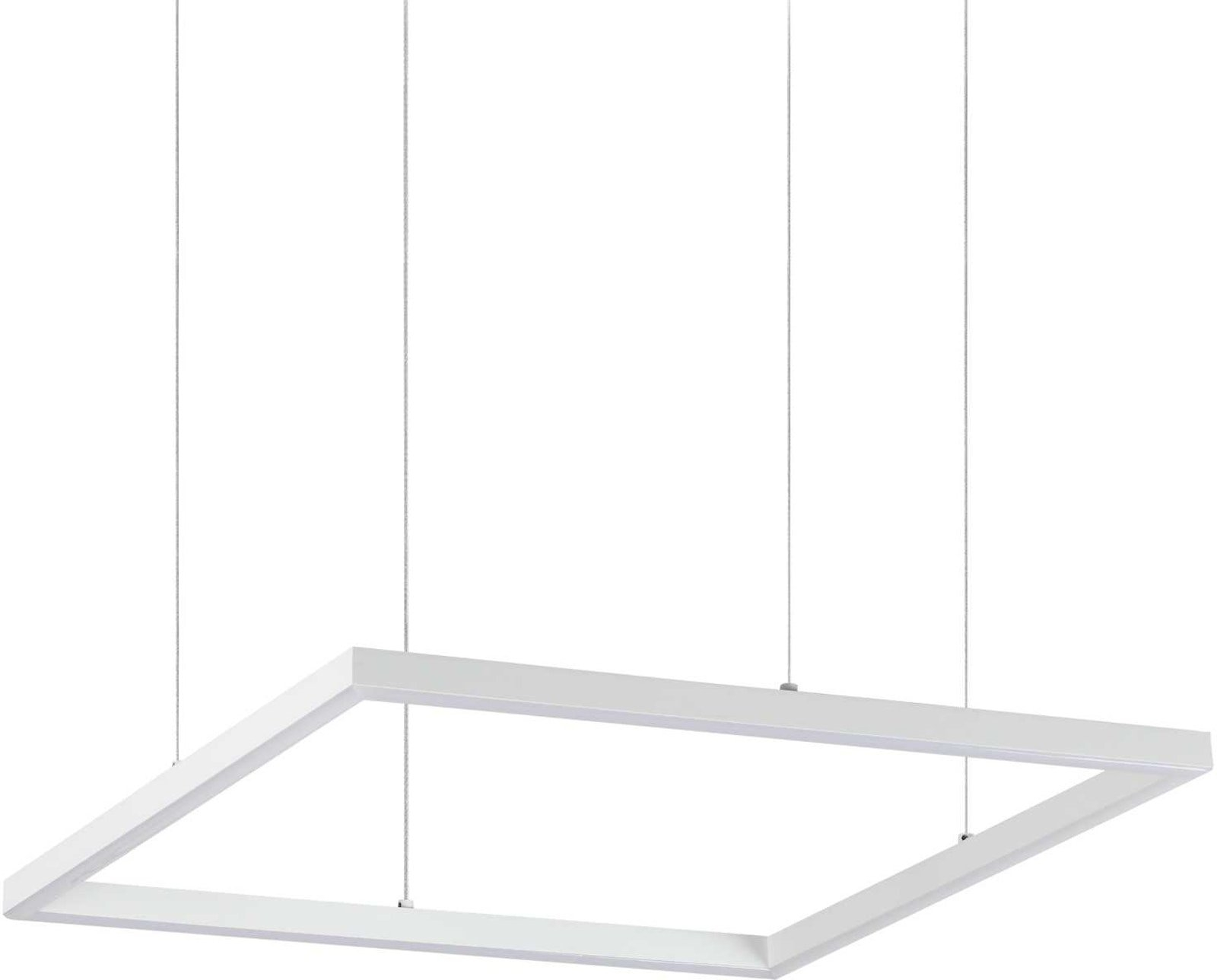 Elegant Hvid Pendellampe - Ideal Lux Oracle Slim 500 mm