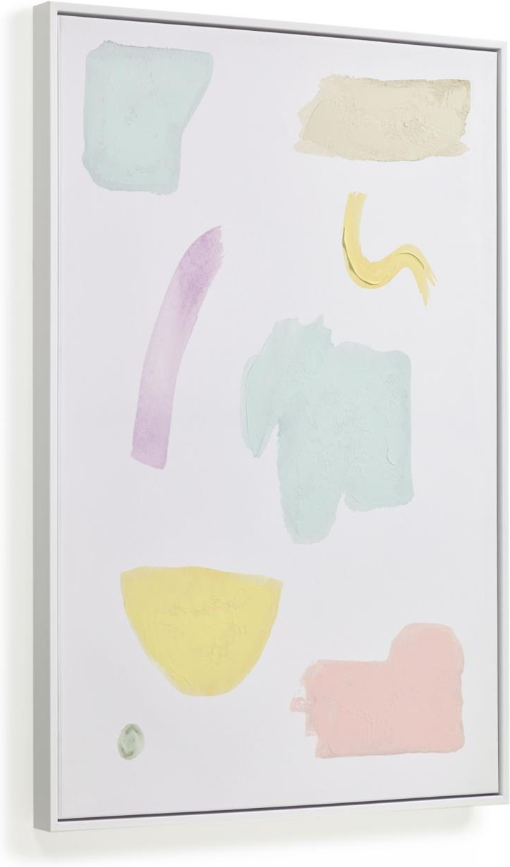 Illustration Med Ramme Kave Home Maite Moderne Nordisk Flerfarvet 70ã 43ã 50 Cm