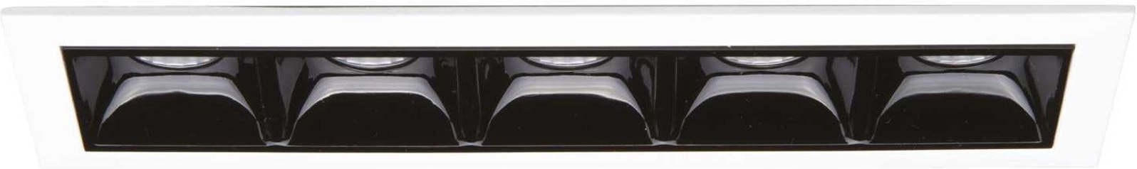 Indbygningsdownlight Ideal Lux Lika Led 1100 Lm 3000 12 Hvid Grå Aluminium