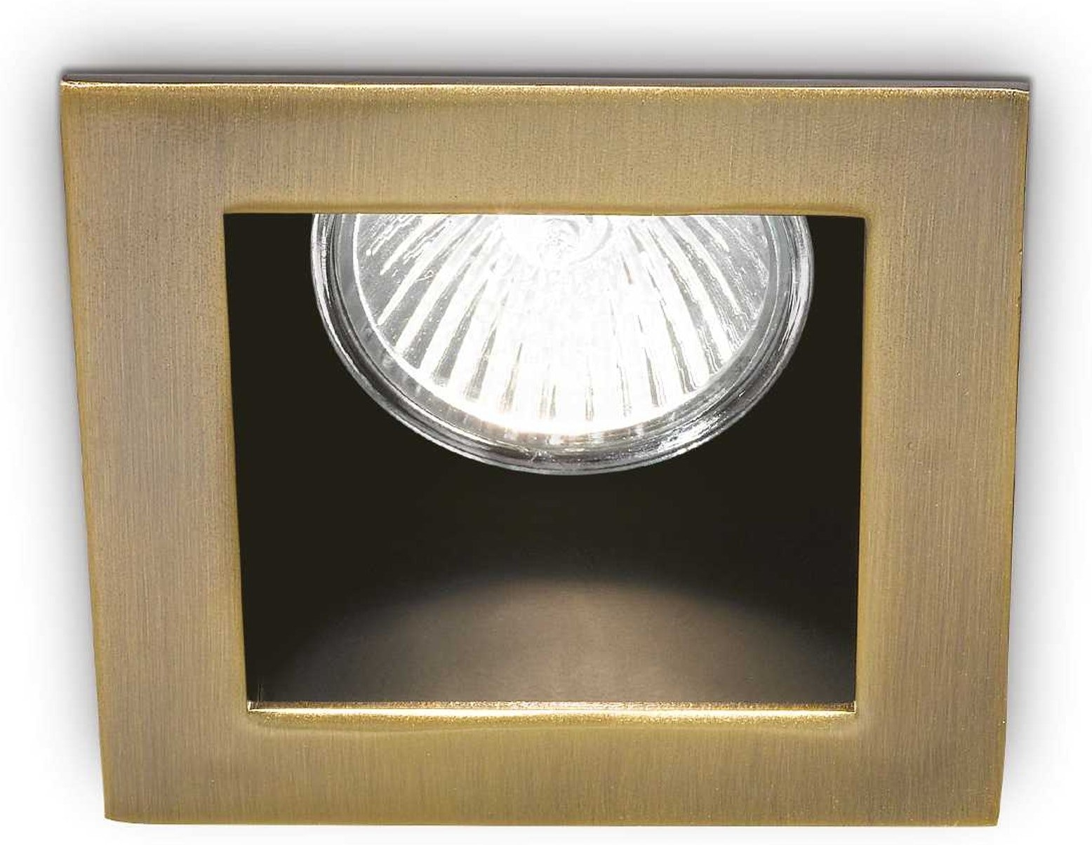 Indbygningslampe Ideal Lux Funky Brændt Metallisk Ø9 cm