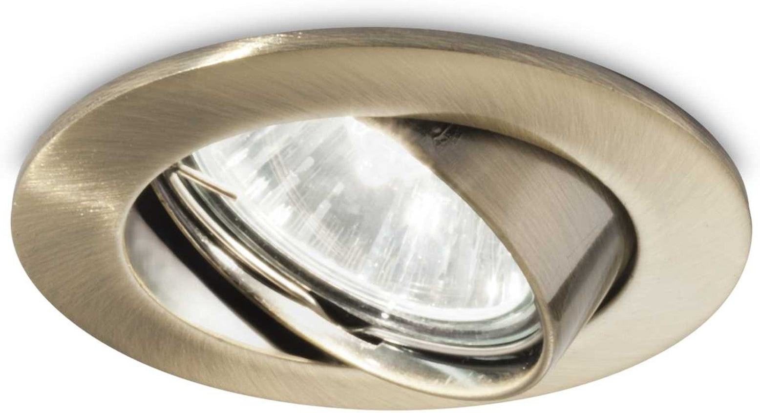 Indbygningslampe Ideal Lux Swing i Brændt Metal – Elegant Belysning