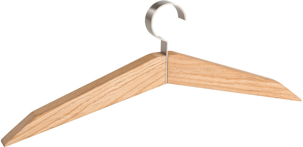 Jakke- Og Frakkebøjle Rowico Confetti Oliebehandlet Massivt Egetræ 44 Cm