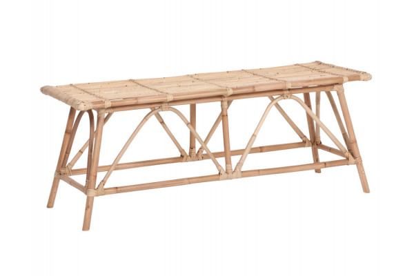 Jawi Bænk Naturrattan