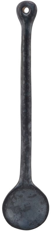 Kaffeske House Doctor Pion Porcelæn Med Reaktiv Glasur Sort Brun 14 Cm
