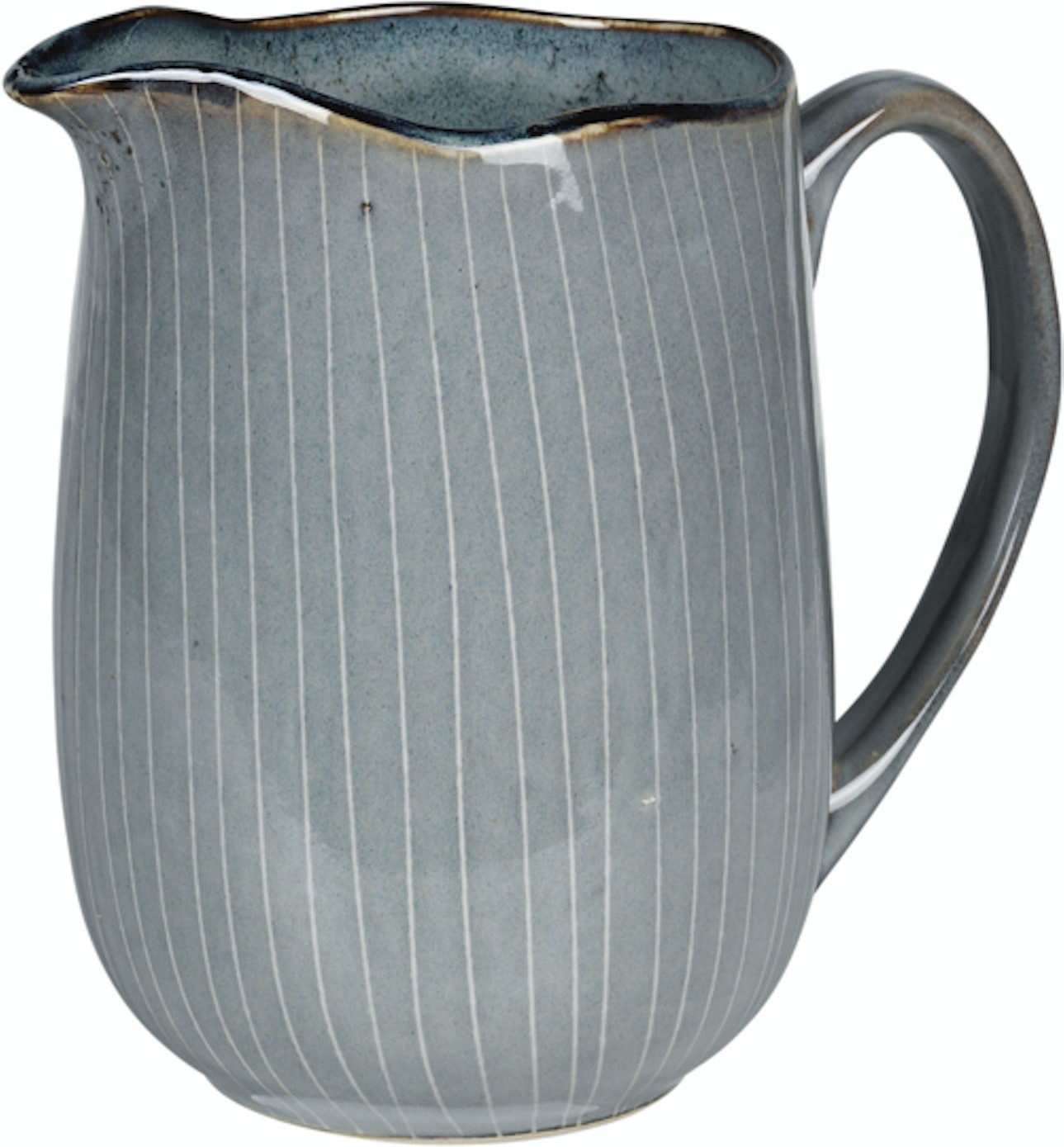 Elegant Blå Stentøj Kande fra Broste Copenhagen 100 cl
