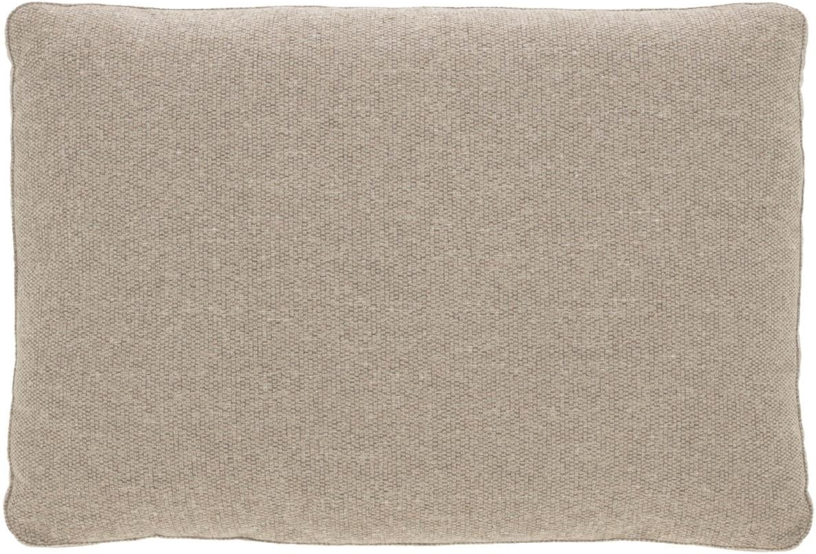 Kave Home Blok Tilbehørspude Til Sofa Beige Stof Med Bæredygtigt Fyld 40ã 60ã 15 Cm