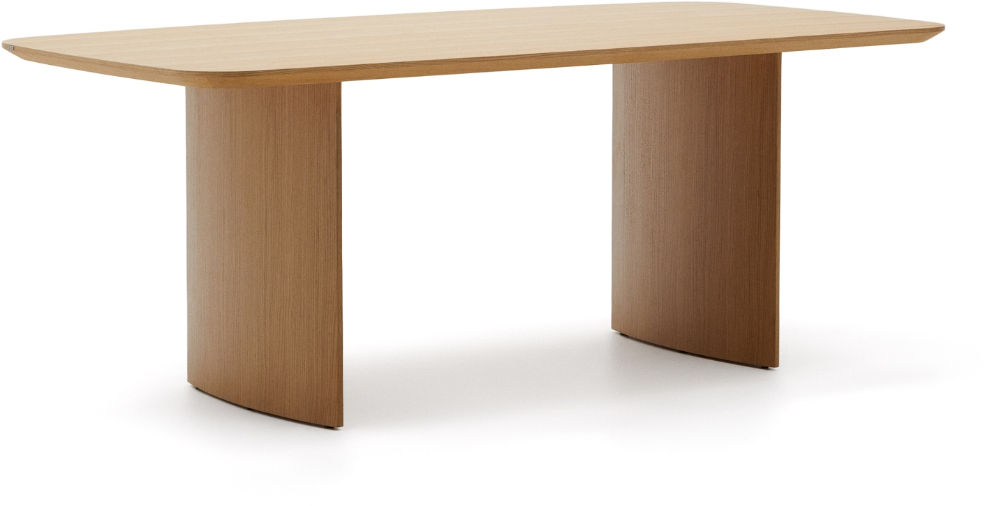 Kave Home Litto Spisebord i Egetræ – Elegant Naturligt Design