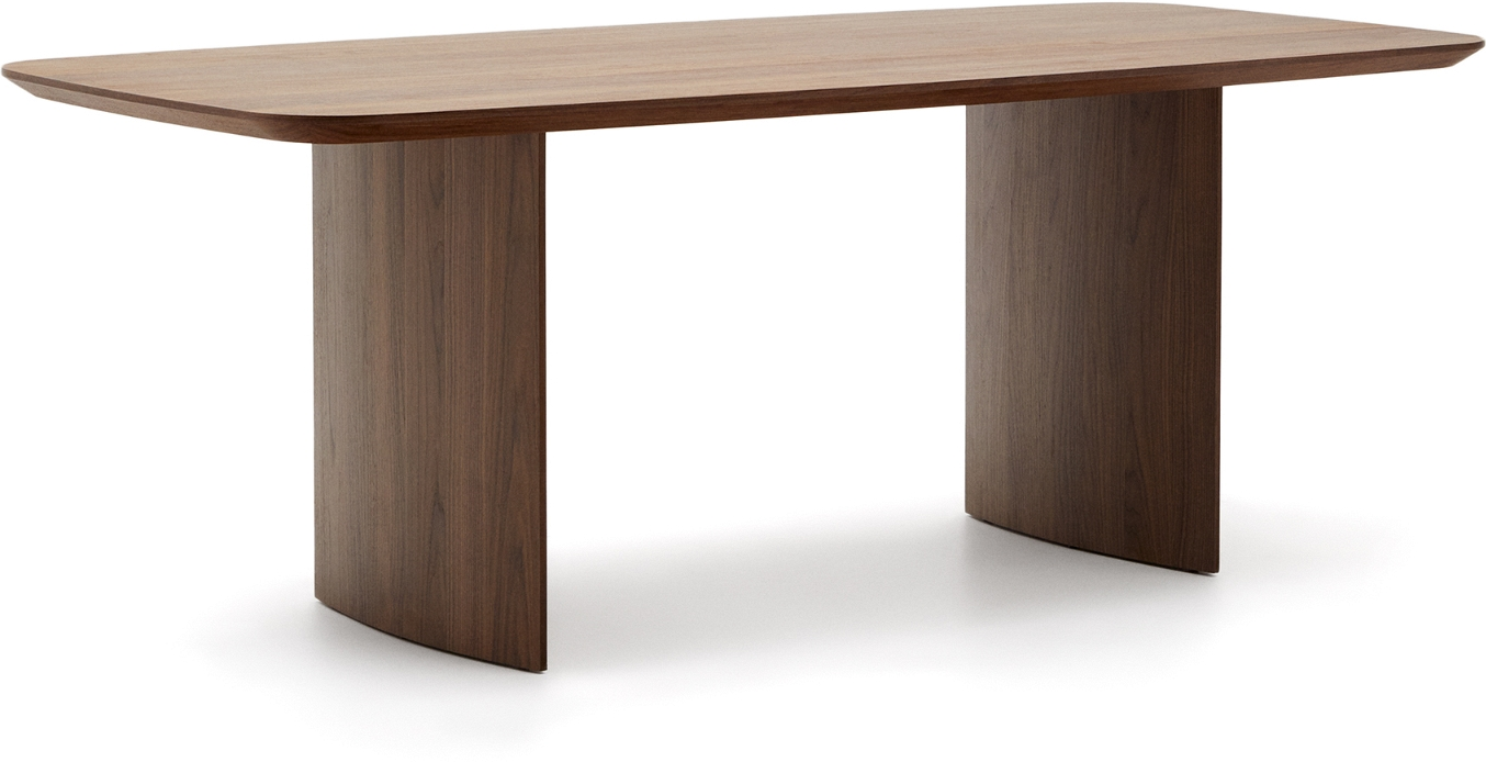 Kave Home Litto Spisebord – Mørk Valnød, Elegant Design