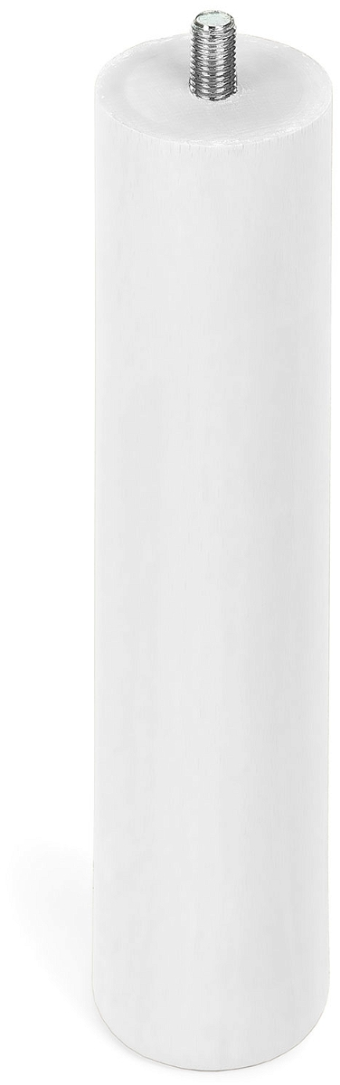 Kave Home Senge- Og Sofaben Hvid Massivt Træ ø10 Gevind H25 Cm Nordisk Design