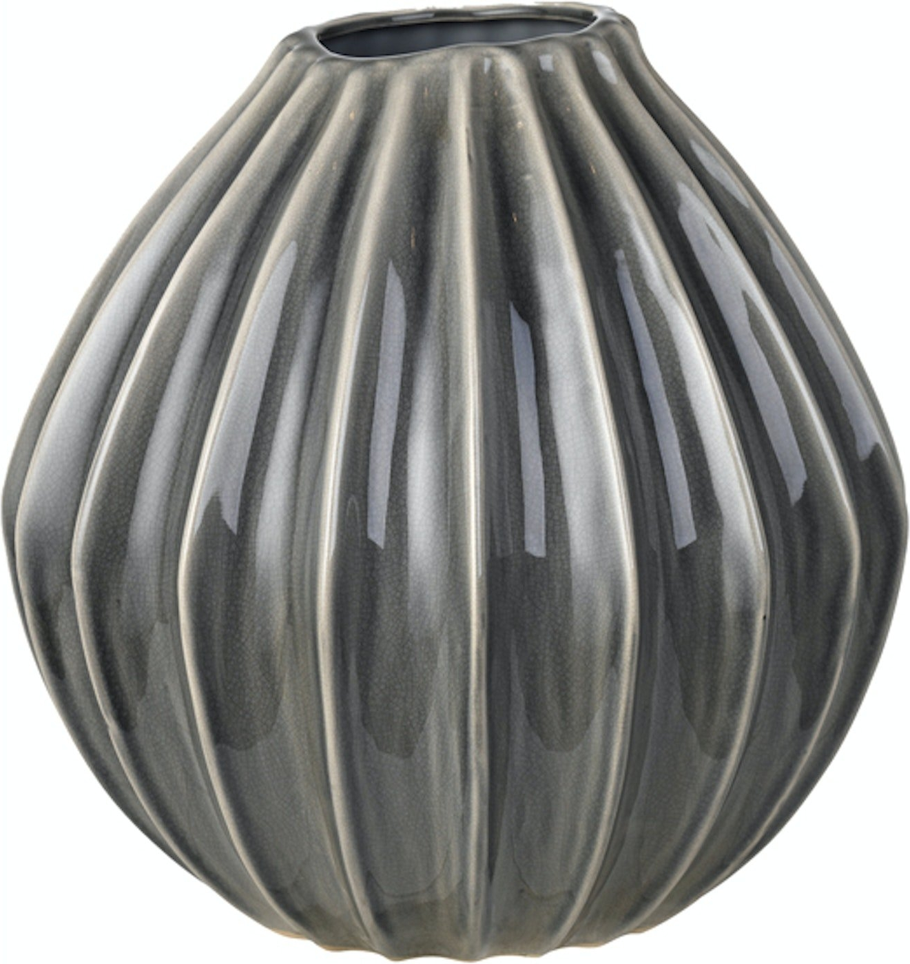 Elegant Sort Keramikvase fra Broste Copenhagen - 30 cm
