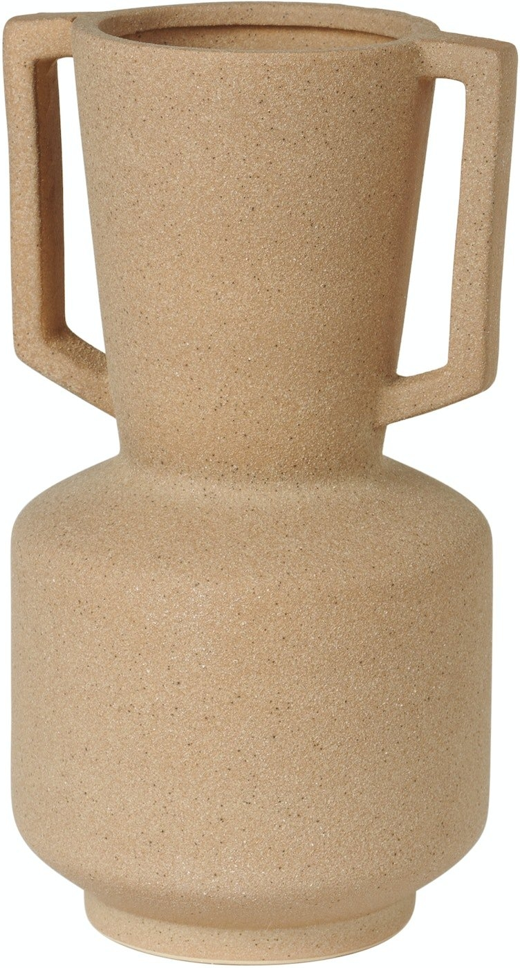 Stilfuld Orange Keramisk Vase fra Broste Copenhagen