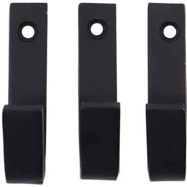 Knagekroge  -pak House Doctor Bath Sort Rustfrit Stål 7x1 Cm