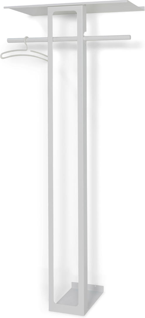 Knagerække Hattehylde Spinder Design Luno Vægmonteret Stål Hvid H160ã B70ã D30 Cm