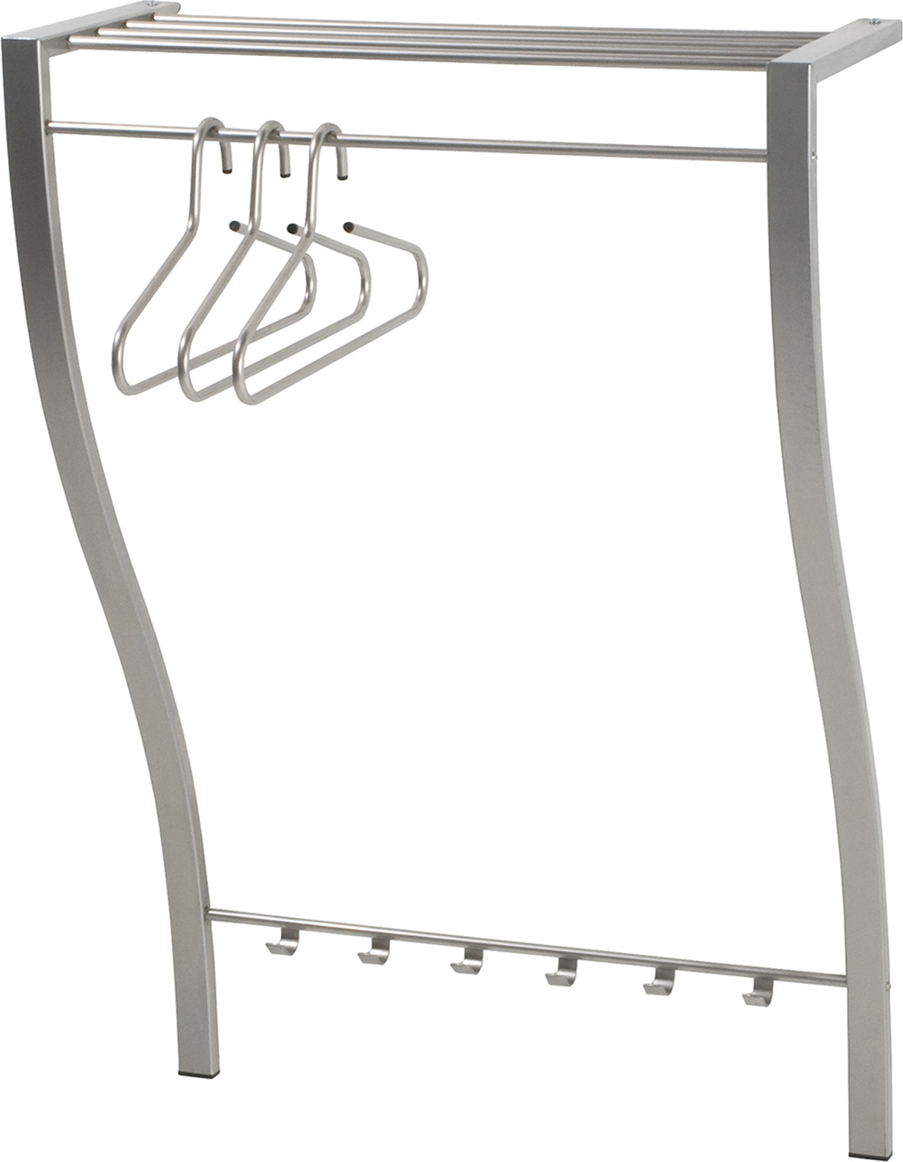 Knagerække Spinder Design Carve Nikkelstål   Kroge   Hattehylde H113ã B75ã D29 Cm