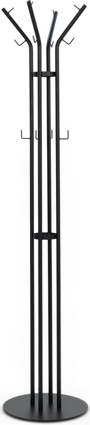 Knagerække Spinder Design Charly Fritstående Pulverlakeret Sort Stål H170 ø40 Cm Knager