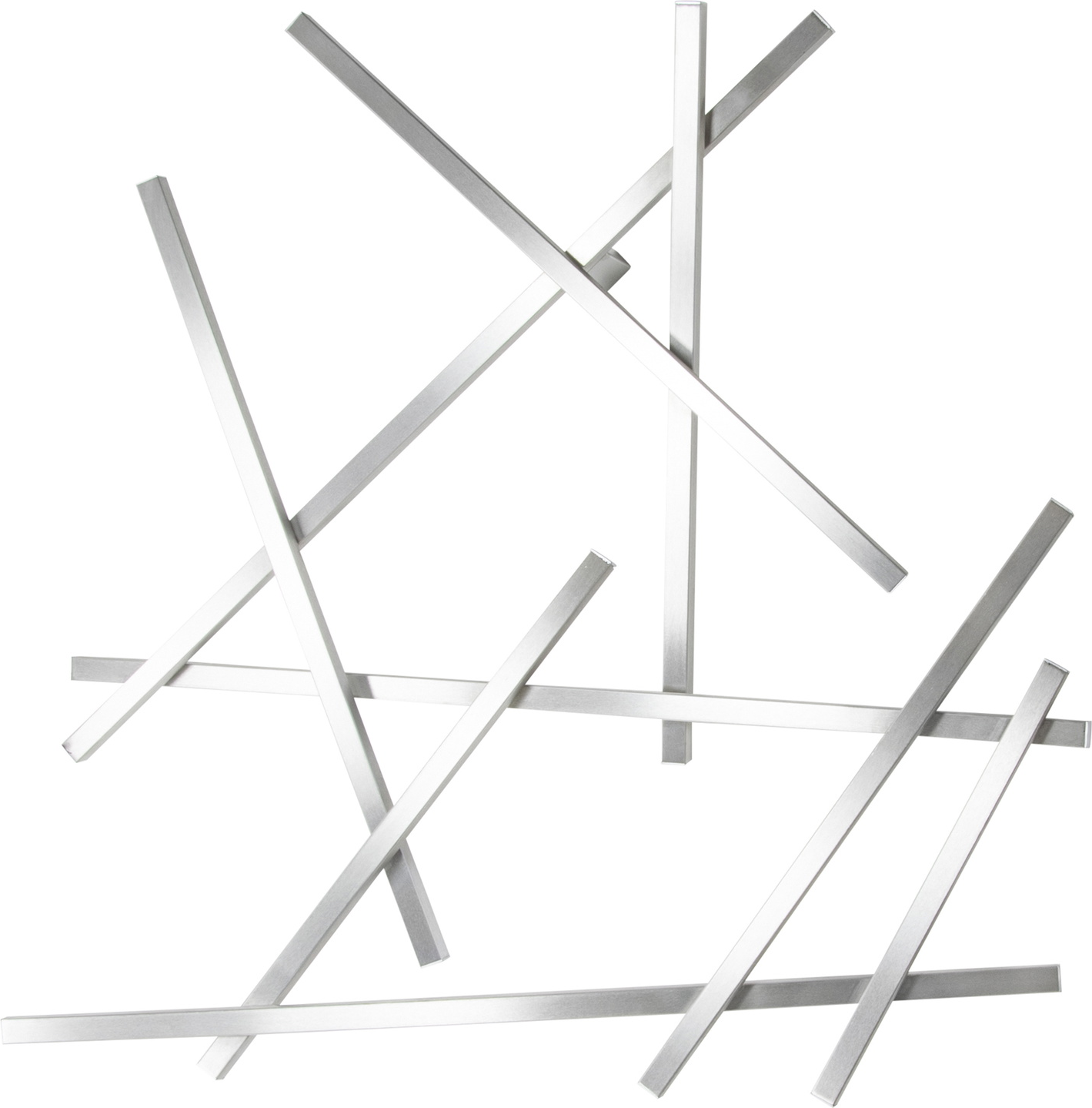 Knagerække Spinder Design Matches Rustfrit Stål 79ã 79ã 10 Cm Slankt Grafisk Design
