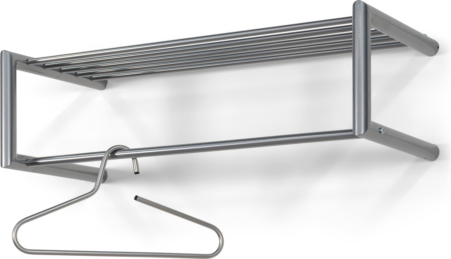 Knagerække Spinder Design Smooth   Nikkelfarvet Stål H23ã B80ã D33   Cm Væghængt