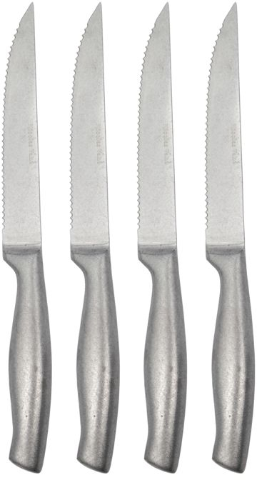 Knivsæt Dele Nicolas Vahé Ranch Rustfrit Stål Sølvfinish Ergonomisk Greb 23 Cm