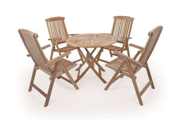 Køln Granada Teak Havemøbelsæt  : 90 Cm