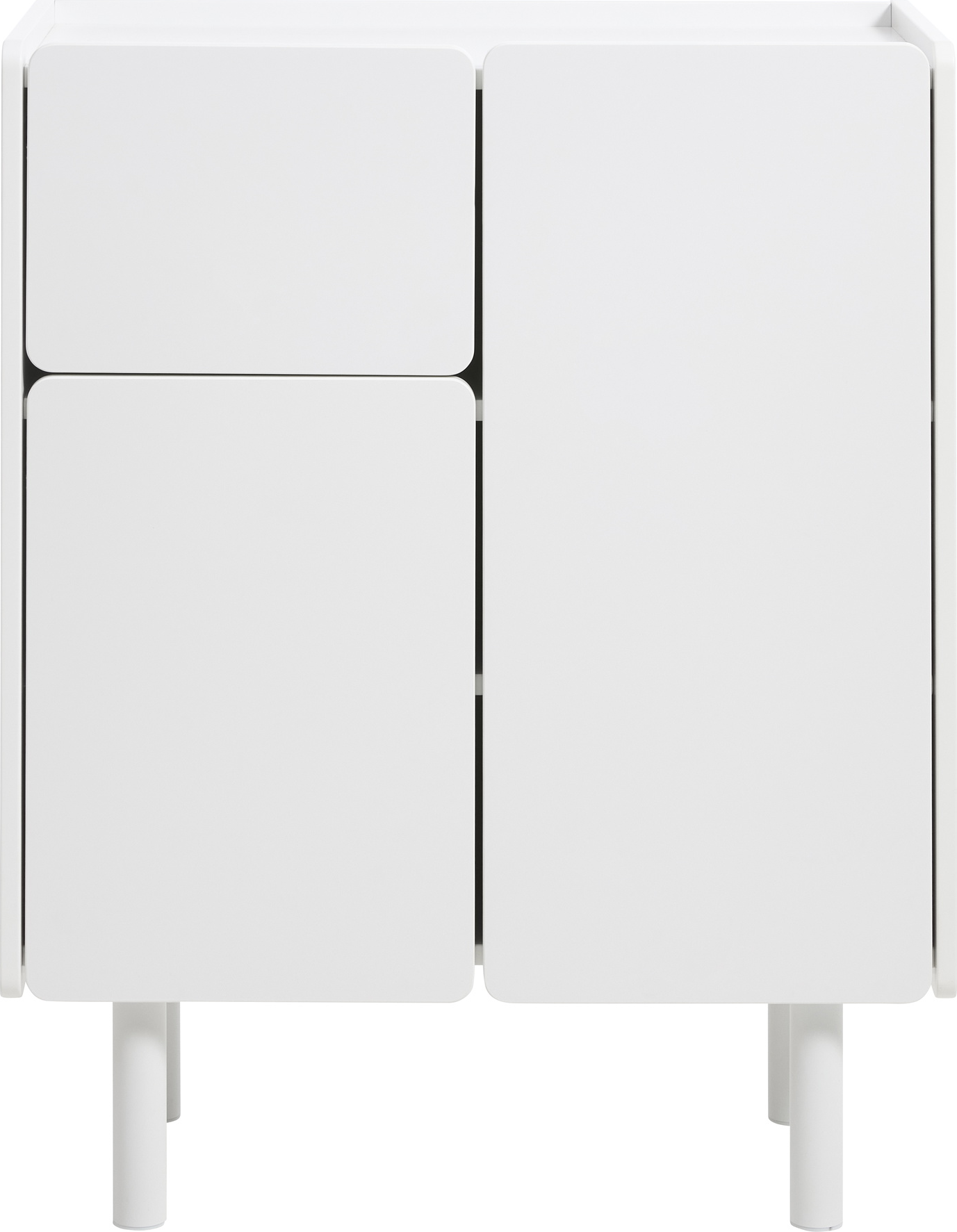 Kommode Nordique Design Bera Hvid 80ã 40ã 100 Cm Mdf   Jernben Fsc Mix 70  Skandinavisk Design