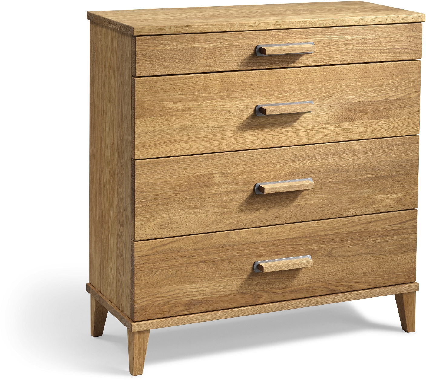 Kommode Oscarssons Möbel Malva Lakeret Egetræ Skuffer 76x70x31 Cm