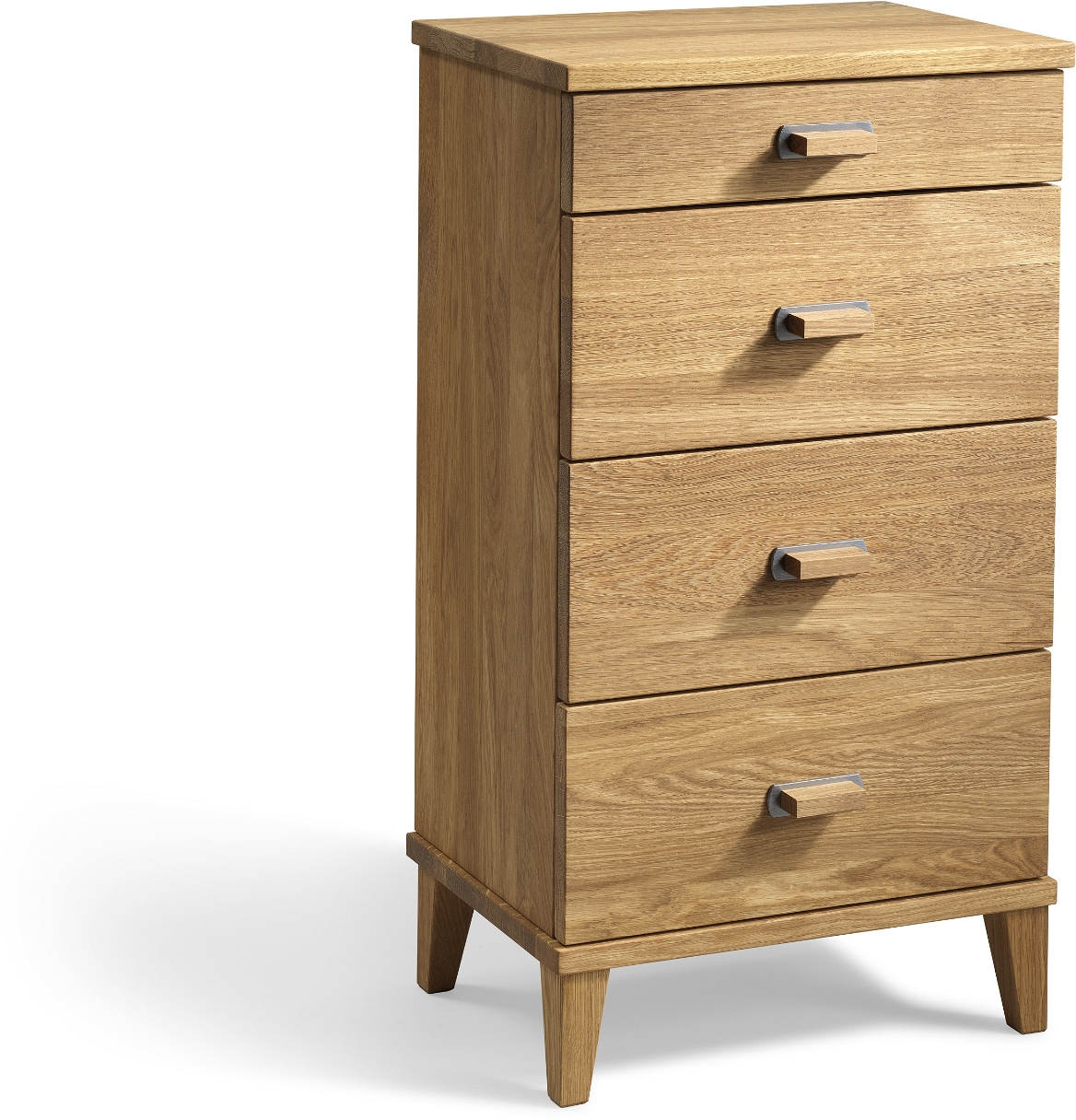 Kommode Oscarssons Möbel Malva   Olieret Egetræ  H76ã B40ã D31 Cm    Skuffer