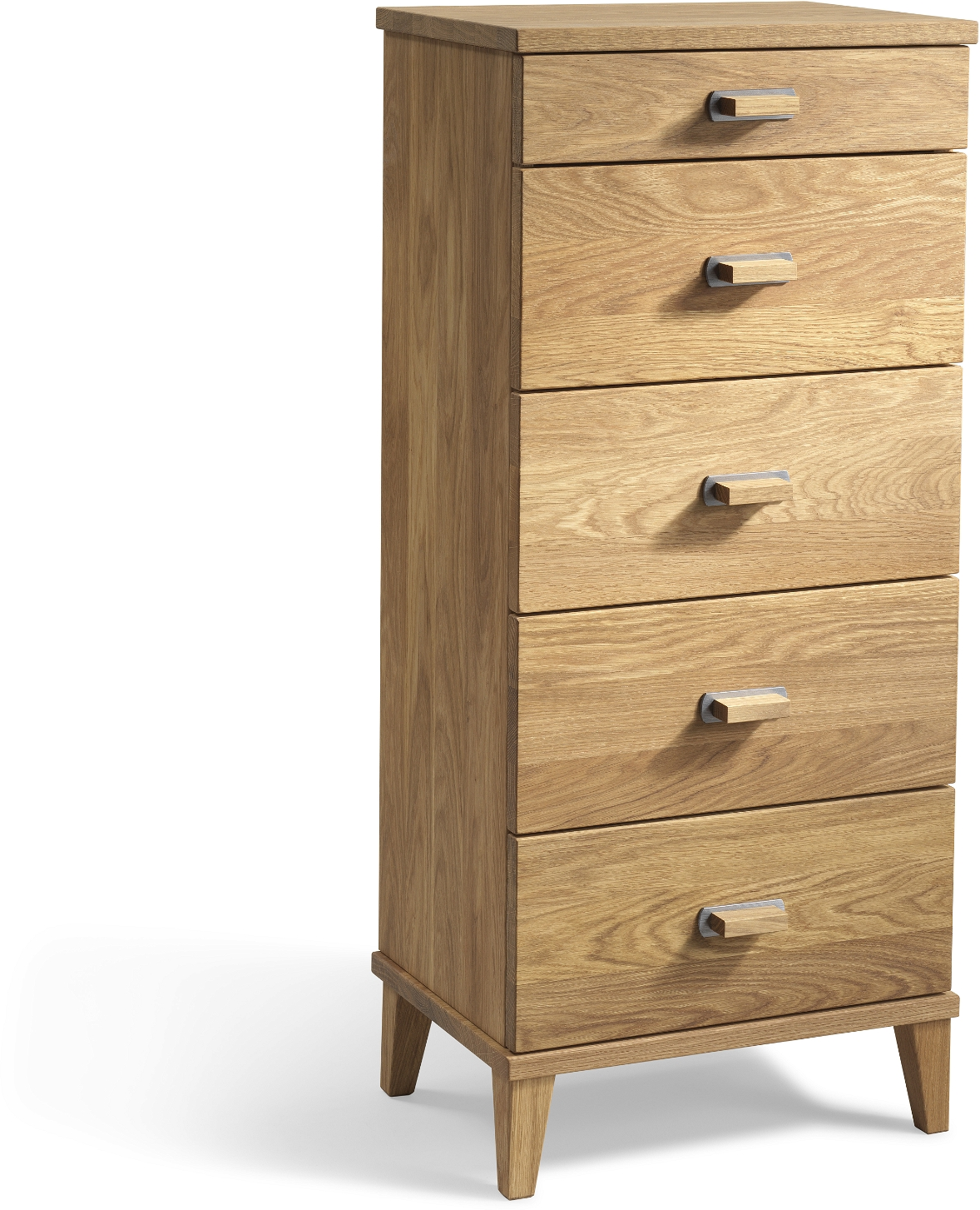 Kommode Oscarssons Möbel Malva   Olieret Egetræ    Skuffer  H94    B40    D31 Cm