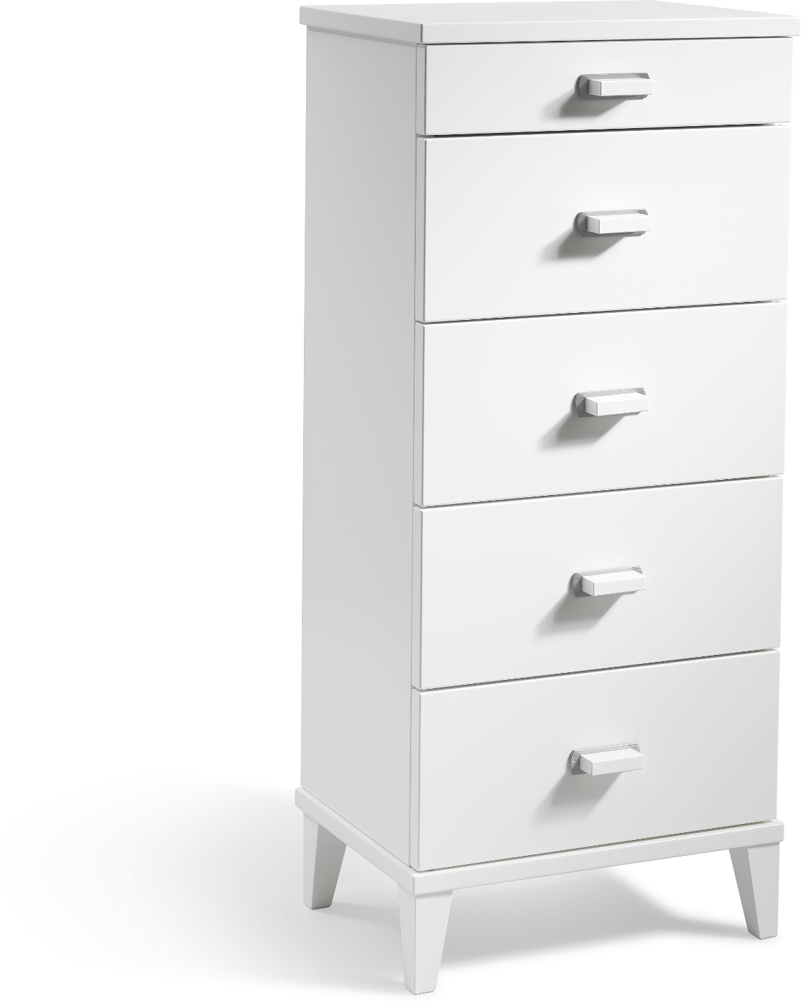 Kommode Oscarssons Möbel Malva Serie Hvidlakeret Mdf Håndlavet Skandinavisk Design   Skuffer 94x40x31 Cm