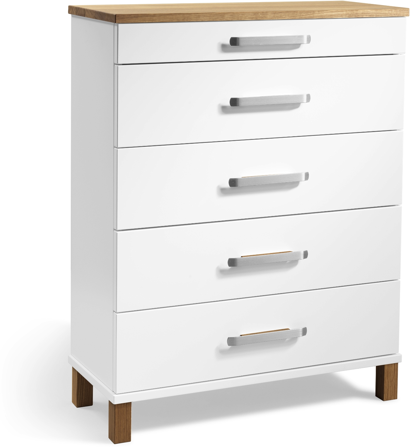 Kommode Oscarssons Möbel Nadja Hvid Olieret Eg Mdf Og Massiv Eg 93x70x31 Cm