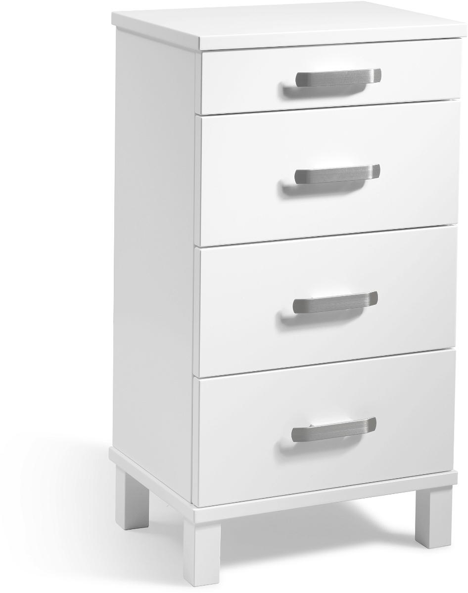 Kommode Oscarssons Möbel Nadja Hvidlak Mdf 75   40   31 Cm Med   Skuffer