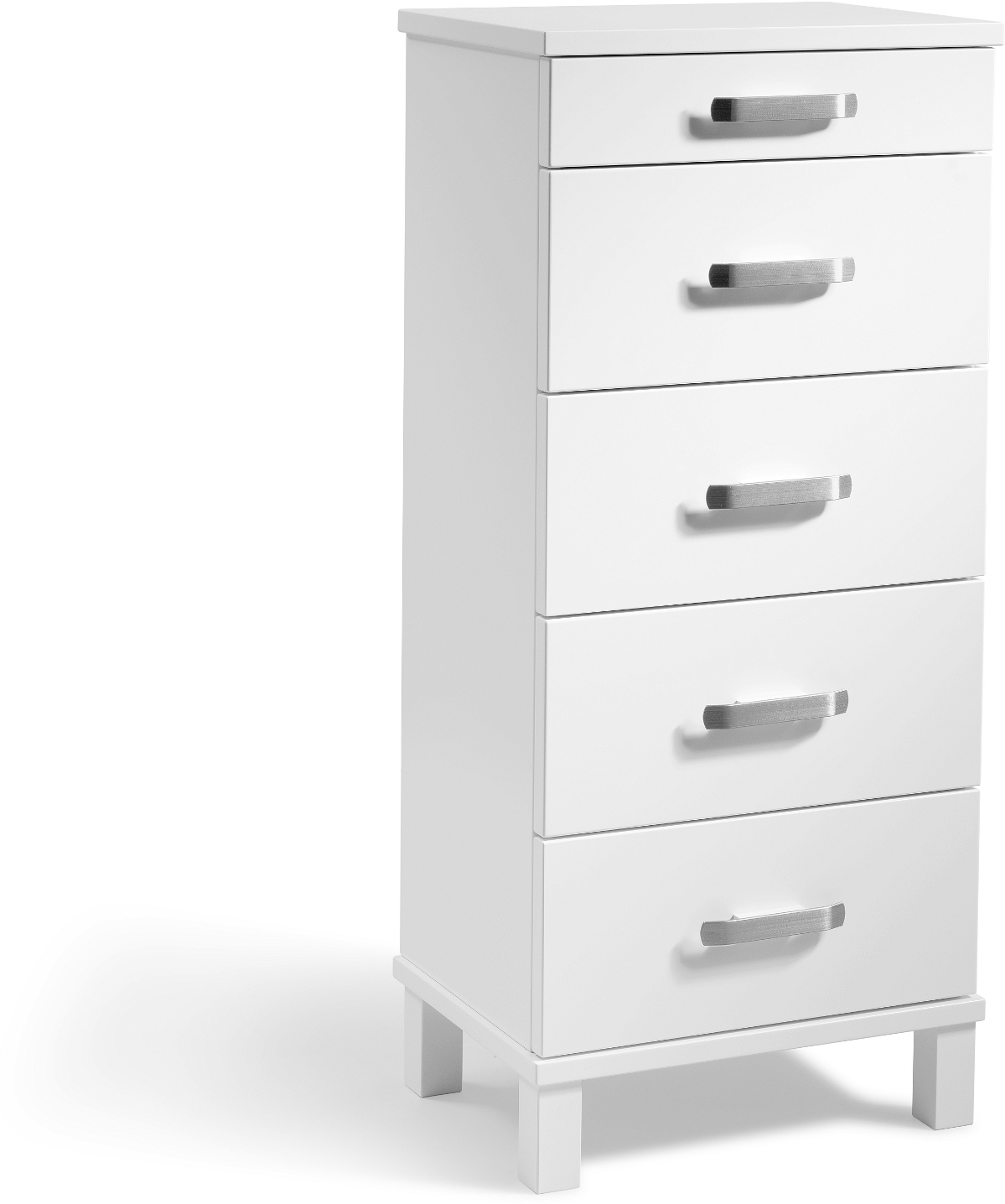 Kommode Oscarssons Möbel Nadja   Skuffer Hvid Lak Mdf H93   B40   D31 Cm
